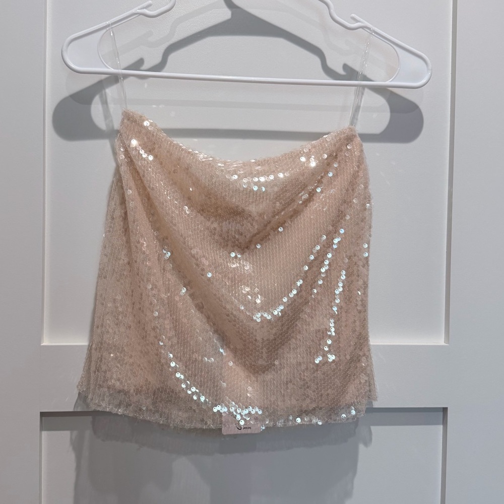 New with tag! Oh Polly sequined skirt size 2